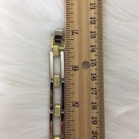 Jewelmint Bracelet Easy Elegance Two Tone Gold Silver Classic Minimalist Luxury - Picture 8 of 8